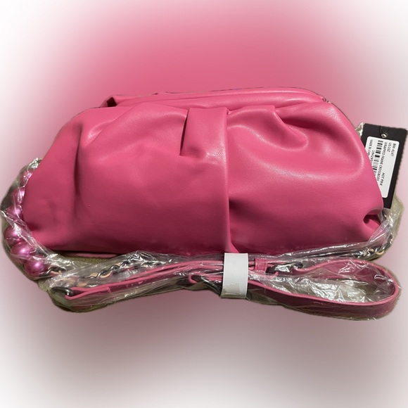 BADGLEY MISCHKA WRAPPED FRAME CROSSBODY HOT PINK NWT - Picture 4 of 4